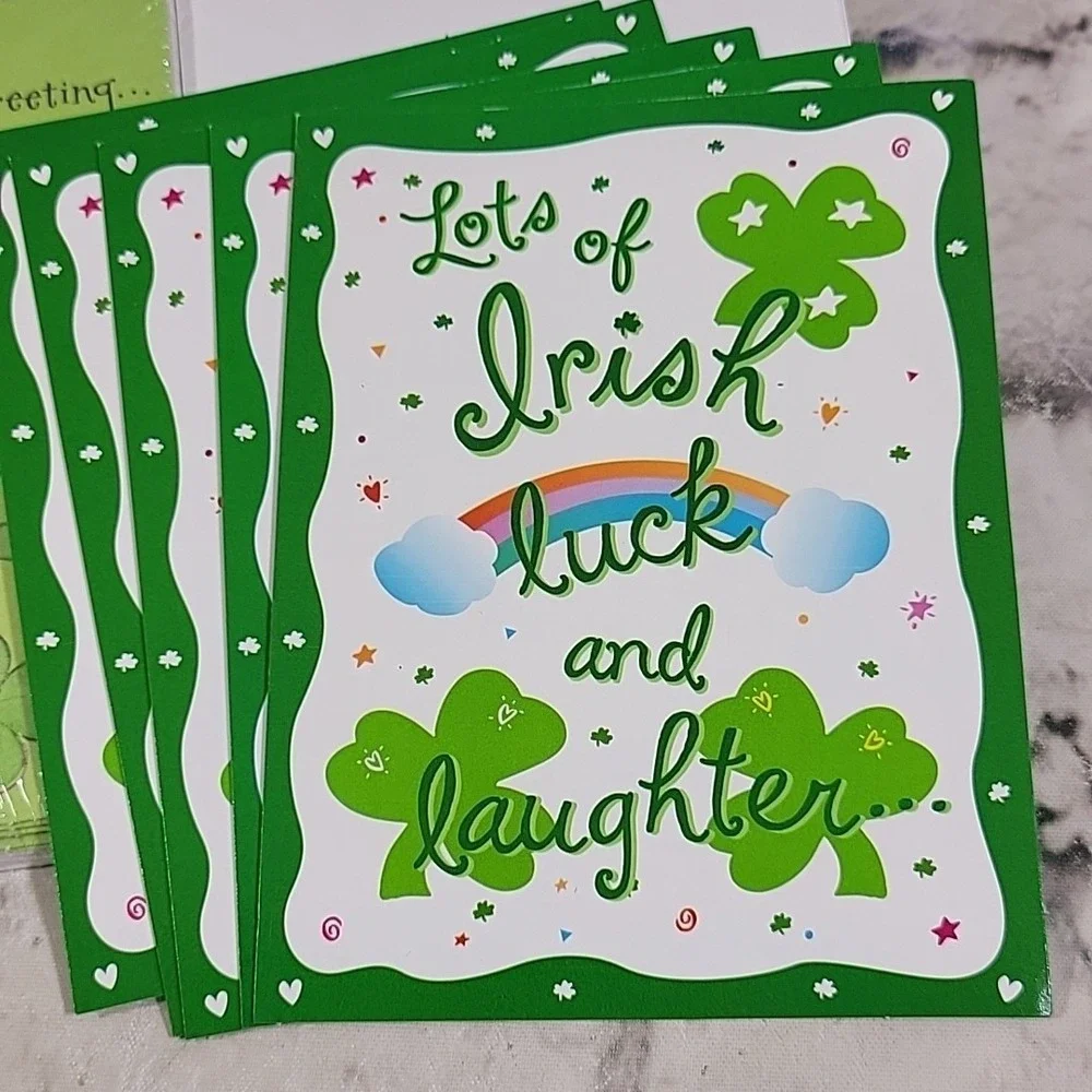 American Greetings St Patricks Day Greeting Cards Lot Of 11